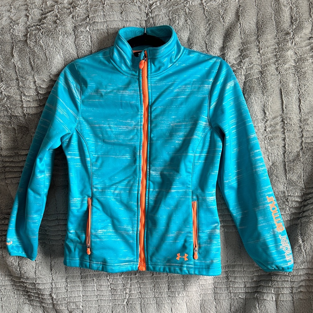 Under Armour Girls' Cold Gear full-zip fleece jacket